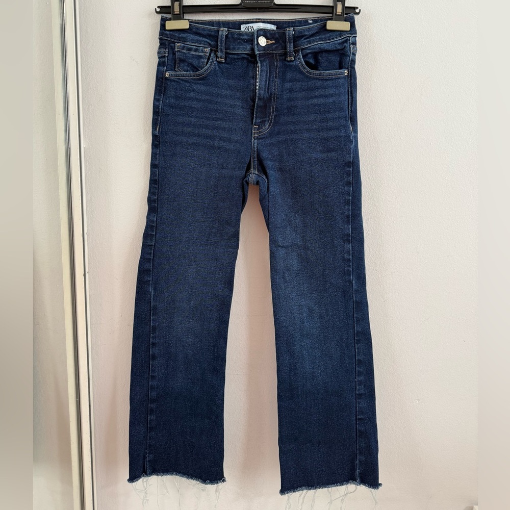 Zara Dark Blue Denim Trousers